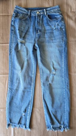Moderne Damen-Jeans im Ripped-Look │ L