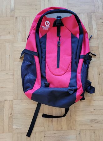 Rucksack rot-schwarz "Challenge Riccione“