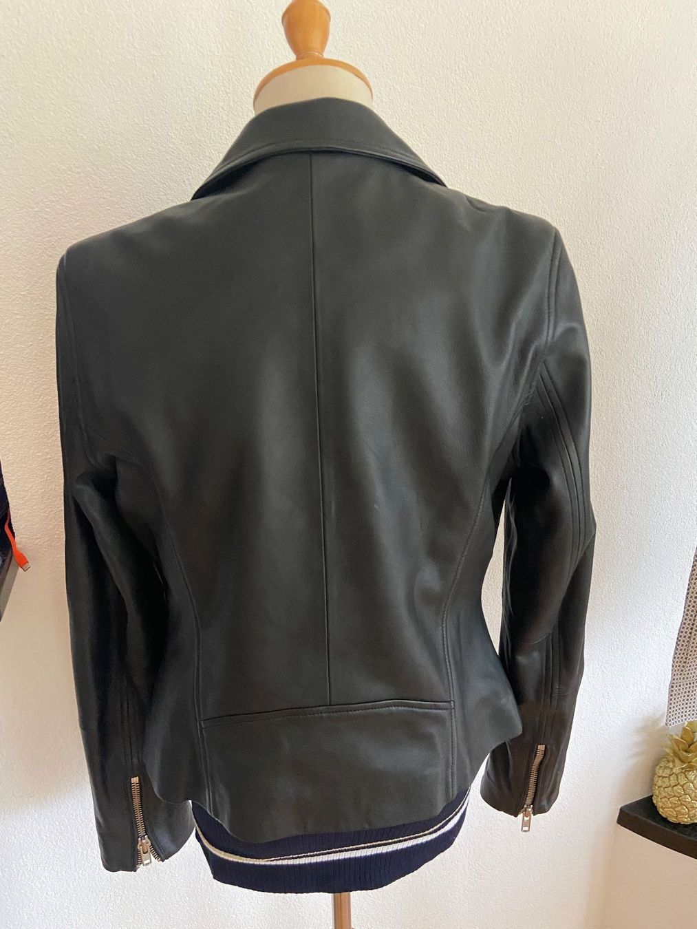 Samsøe Samsøe Vestes: Samsoe Samsoe Lederjacke Gr M Duris Jacket 7248 neu – Neuf (Voir description) à Embrach par Dmoney 1