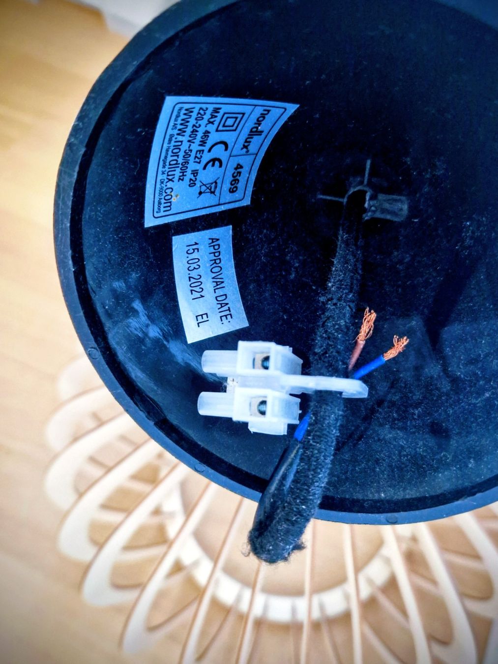Lampadari & plafoniere: Pendelleuchte aus Holz – Nuovo (secondo la descrizione) da Luzern venduto da Bella3 1