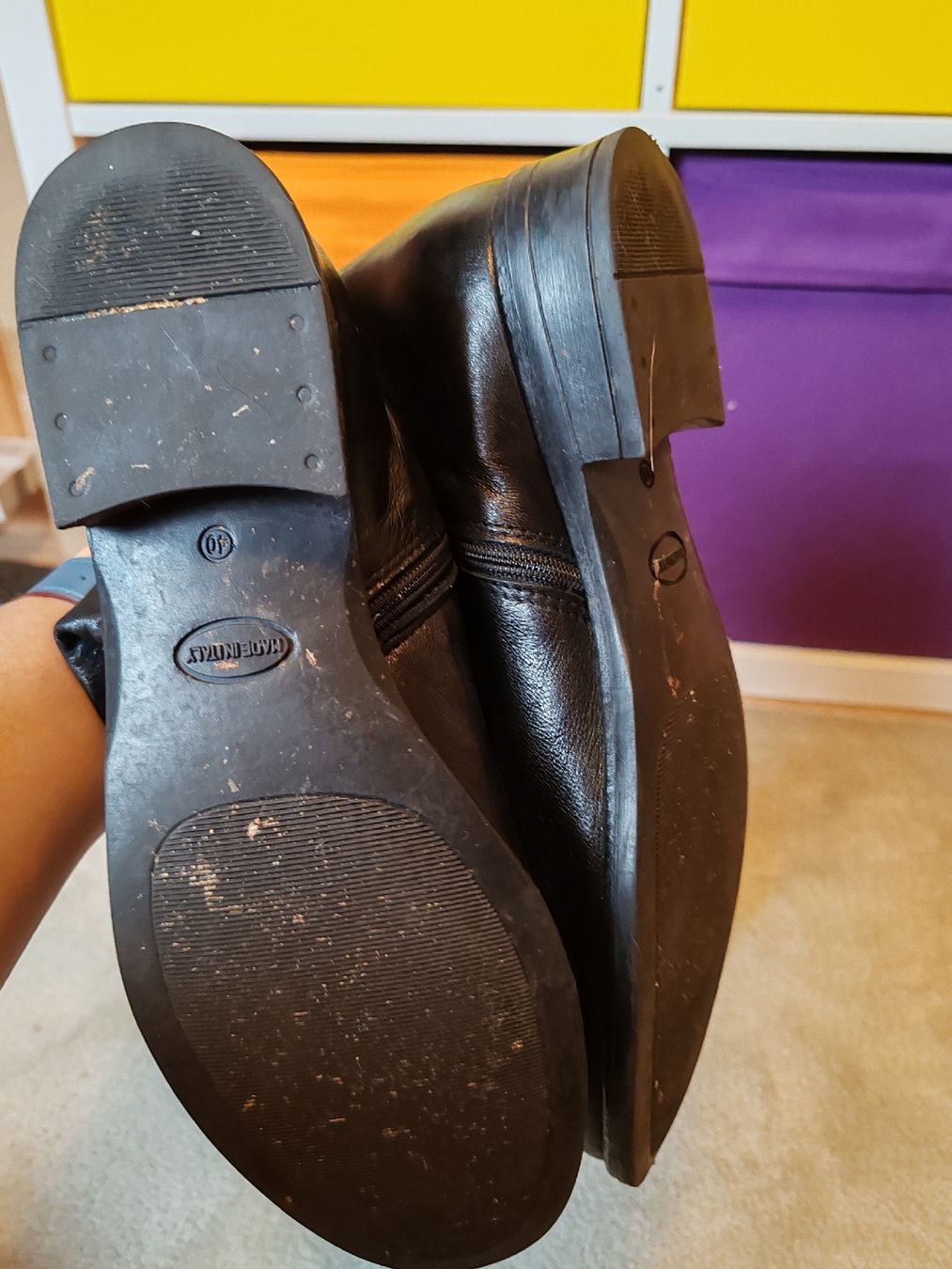 Scarpe da donna: CARMENS Lederstiefel Gr. 40 schwarz – Usato da Untervaz venduto da DoniWii1985 1