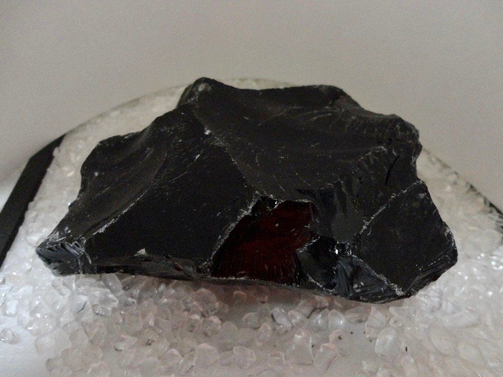 Minerali & Pietre curative: Obsidian roh – Nuovo (secondo la descrizione) da Biberist venduto da Steine 2