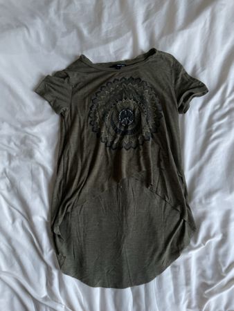 Lässiges Sommer-Shirt mit Mandala-Print, Grösse S