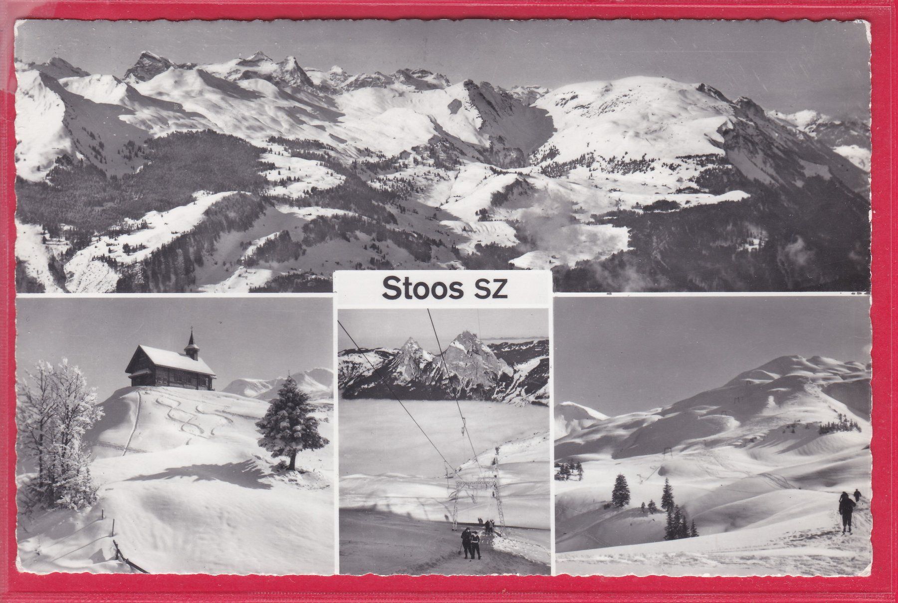 Cartoline postali: STOOS SZ, 9.3.1966 – Usato da Oberrieden venduto da Gebirgsstelze