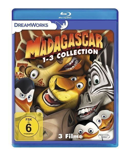 Tutti i DVDs: Madagascar 1-3 [Blu-ray] – Nuovo e nell'imballaggio originale da Eschen venduto da 33shaggy33
