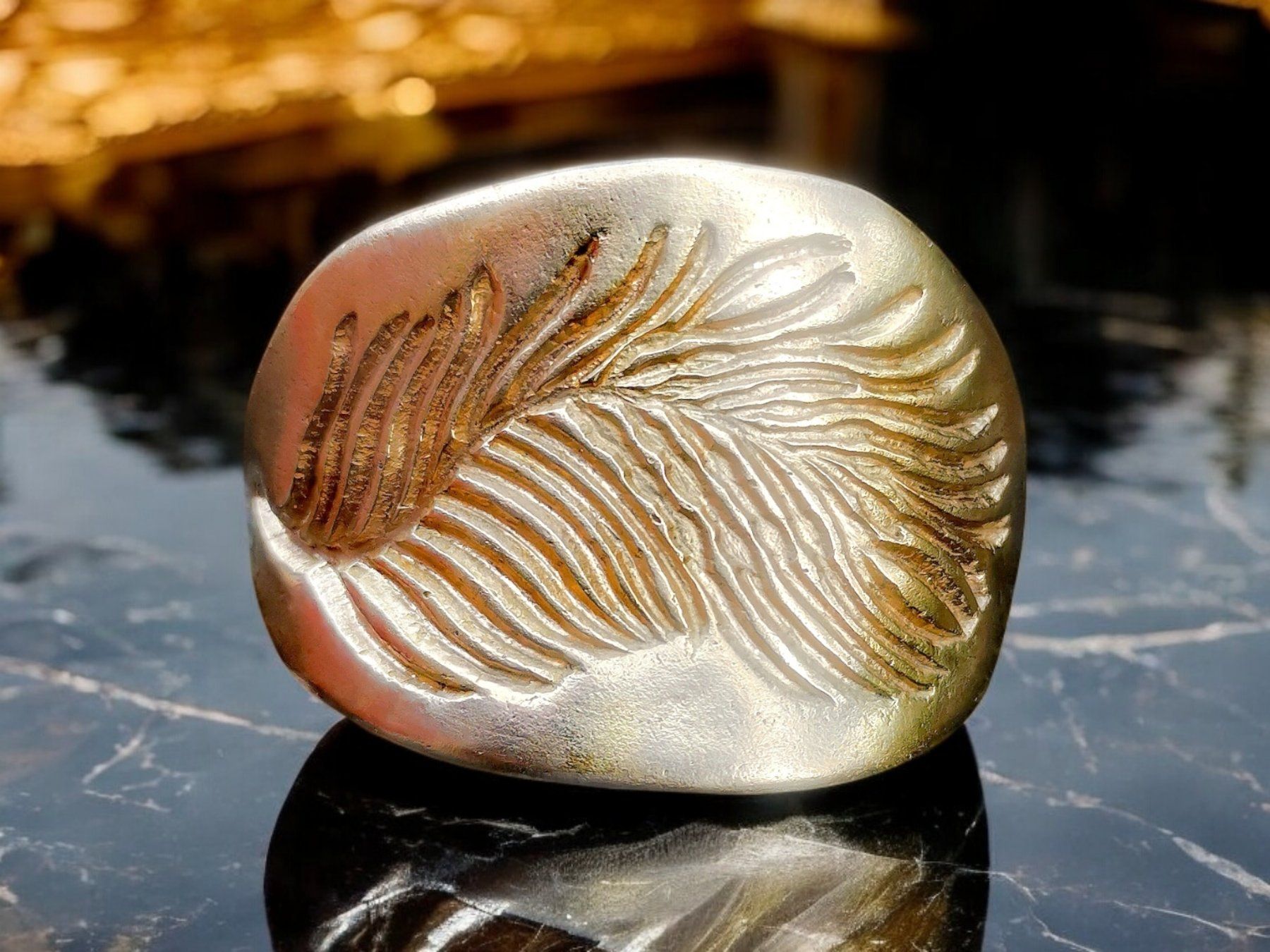 Accessori per capelli: Unikate Haarspange aus Bronze mit Gummiband – Nuovo e nell'imballaggio originale da Aarau venduto da Schmuckhoehle_MD 3