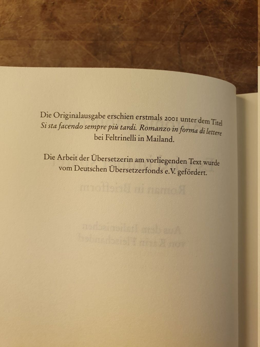 Libri: Es wird immer später - Antonio Tabucchi – Usato da Zürich venduto da loosebone 4