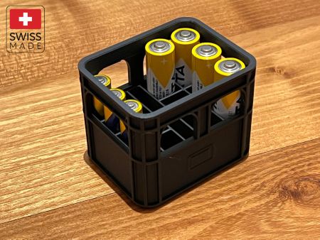 Batterie Box Bierkasten [Mix] | stapelbar | 3D Druck