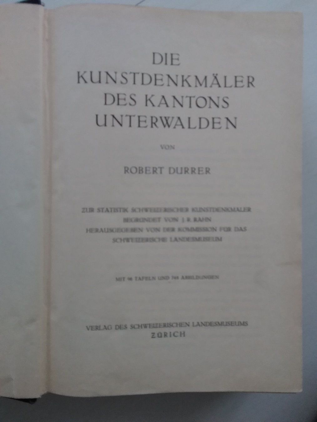 Libri: Kunstdenkmäler des Kantons Unterwalden – Usato da Buochs venduto da Jenymak 1