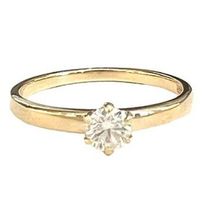 0.30ct. E/SI Diamant-Solitärring 750 Gelbgold, 2.490 CHF
