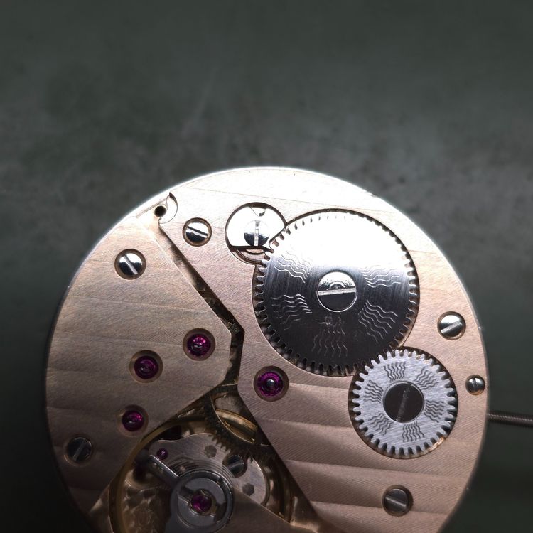 Tirette Pour Montre Unitas 6497 - En Acier - Couleur Gris - Neuf Sans étiquette