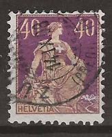 CH107 - Helvetia avec épée 107 vollstempel