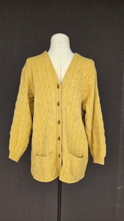 Strickjacke von Drumohre in M-L aus Lammwolle