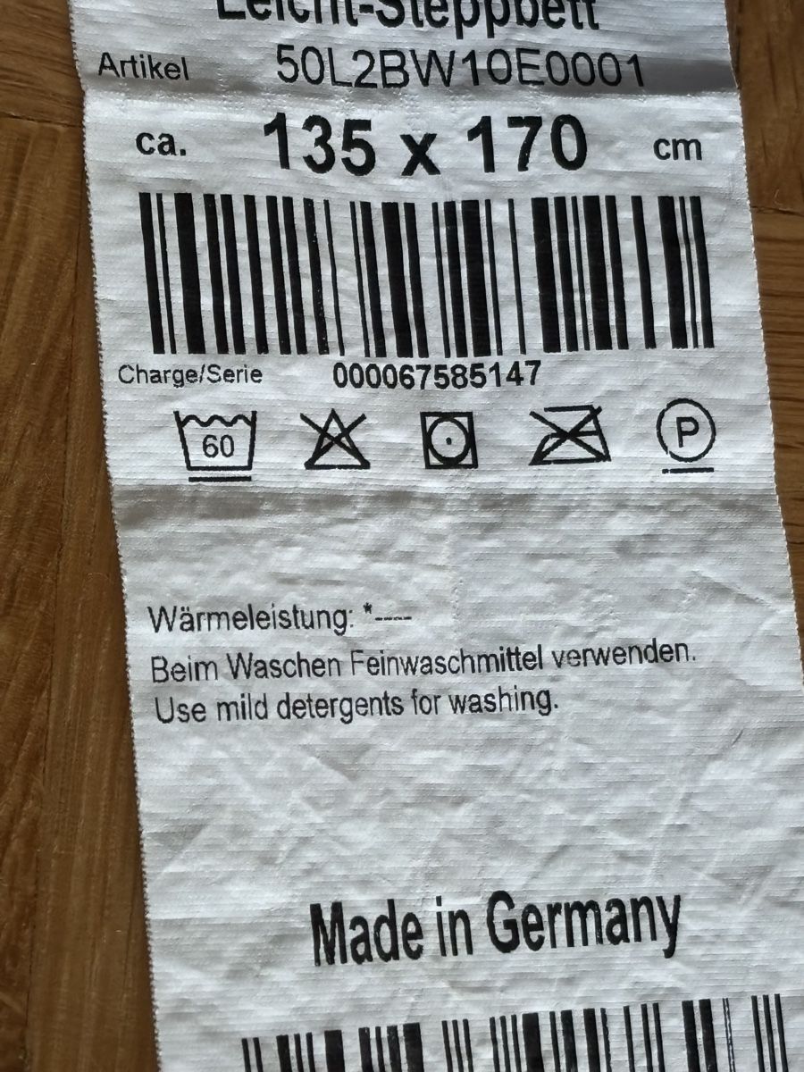 Coperte: Kinderduvet 135x170 cm – Usato da Schliern b. Köniz venduto da Puffin48 2