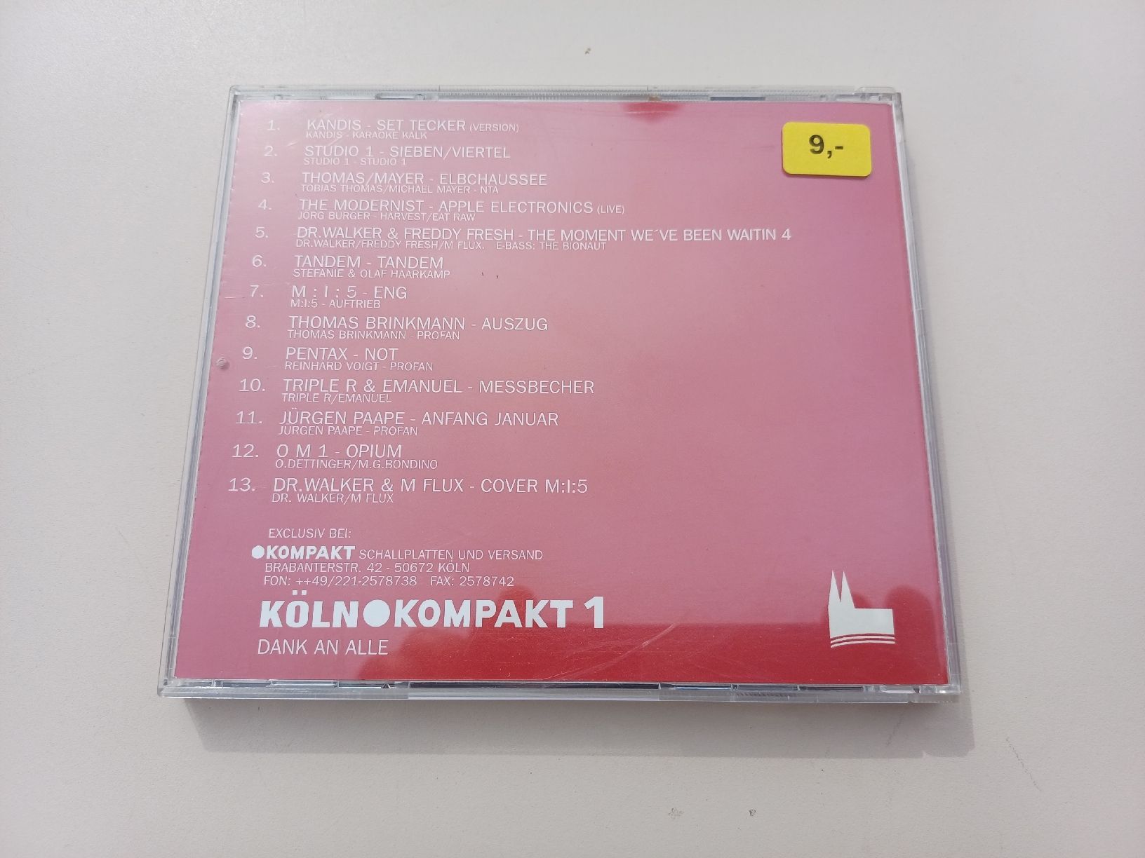 CDs: Köln - Kompakt 1 - CD – Gebraucht aus Begnins von Drastic-Sound 1