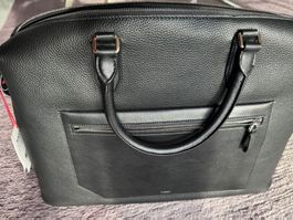Bally große praktische Tasche aus Leder 46/34/18 cm