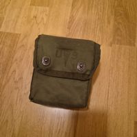 Pochette médicale US Army originale en nylon vert olive