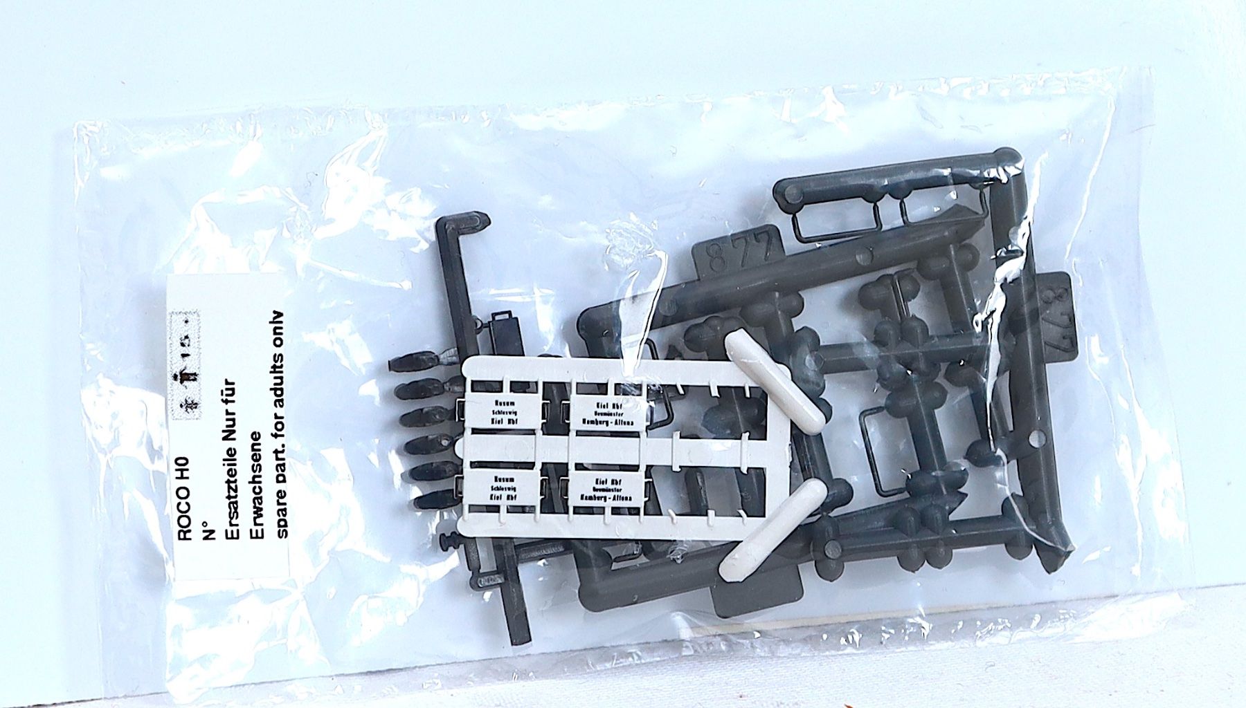 Roco Modelleisenbahnen: ROCO ERSATZTEIL GARNITUR SPUR HO – Neu und originalverpackt aus Ipsach von locky55