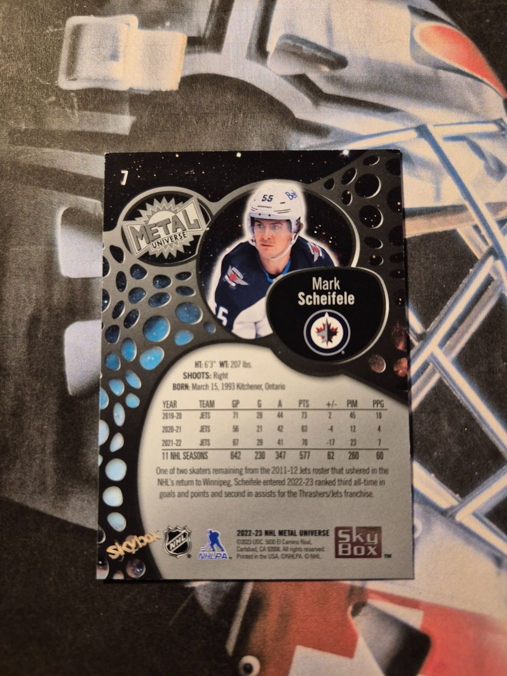NHL Carte collezionabili: NHL Mark Scheifele Winnipeg Jets – Usato da Treiten venduto da Sauber73 1