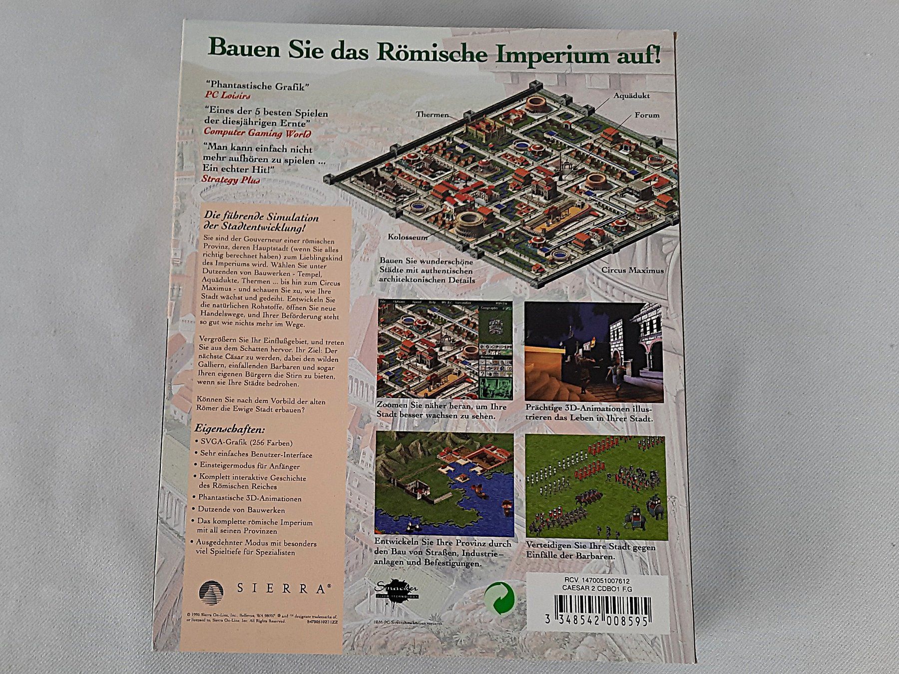 Spiele: SIERRA: "Caesar II" – Gebraucht aus Beinwil am See von Restwert_Beinwil 2
