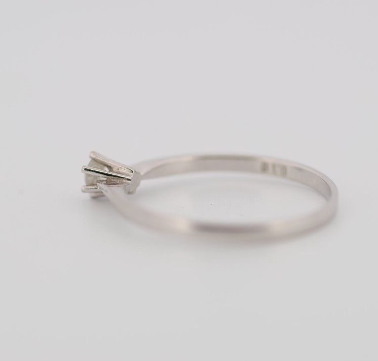 Anelli: Solitaire Ring Diamant 0.10ct 18K Weissgold / 52 – Nuovo e nell'imballaggio originale da Untersiggenthal venduto da TimeandShine 7