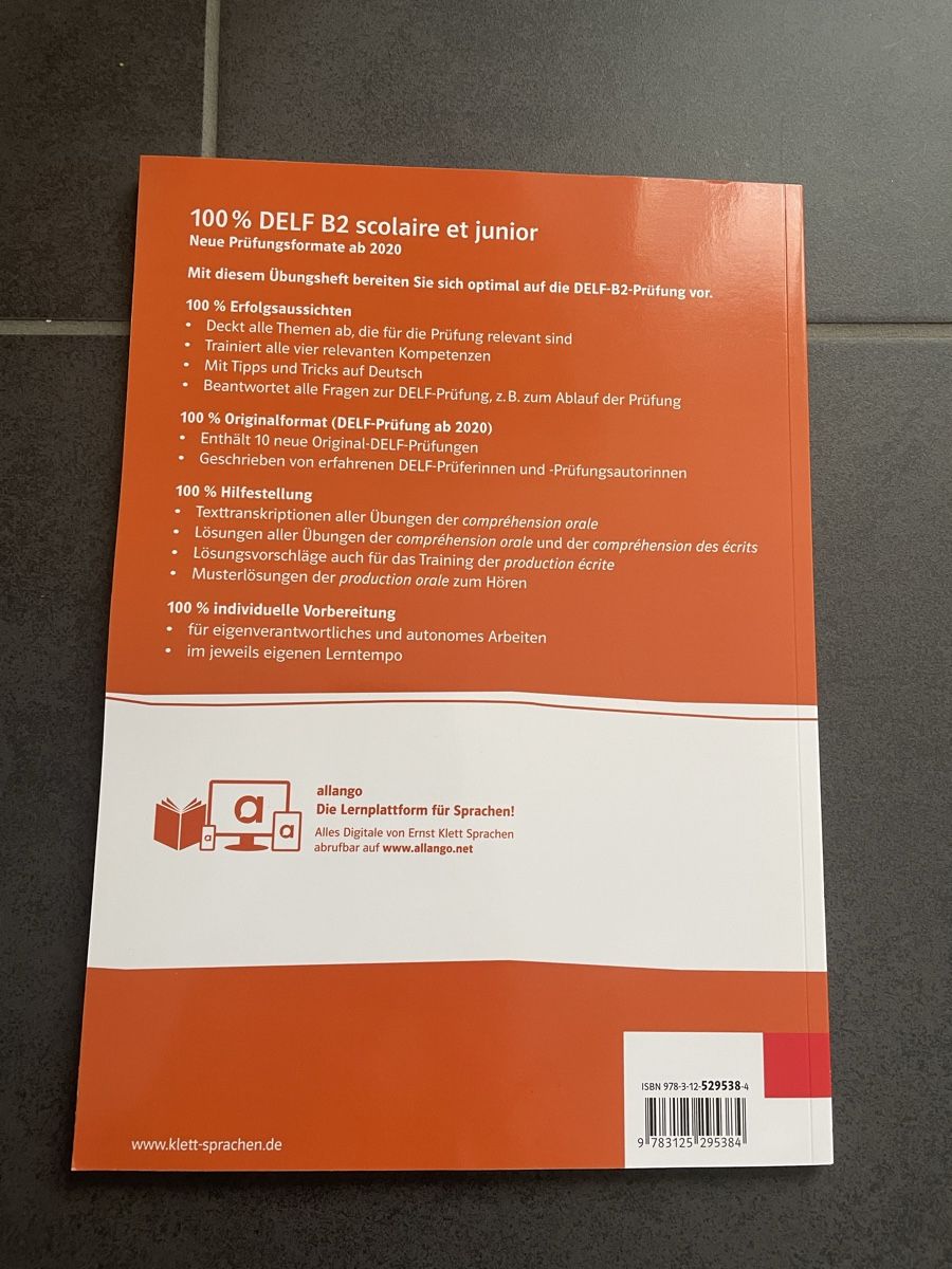 Libri: 100% Delf B2 scolaire et junior – Usato da Herznach venduto da Enya_m26 1