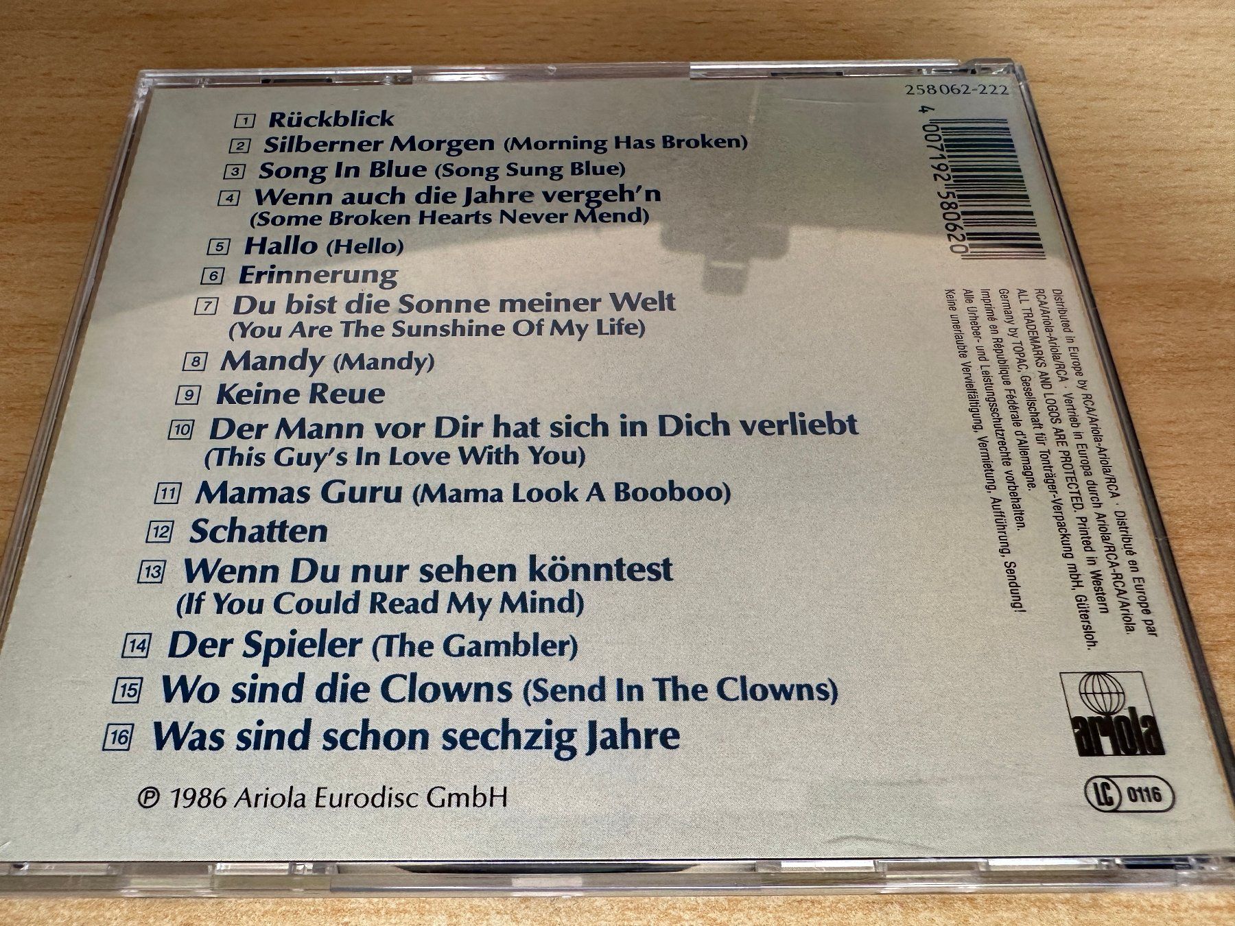 CD: E5 Peter Alexander – Lebens-Lieder – Usato da Rikon im Tösstal venduto da Alpenmutz 1