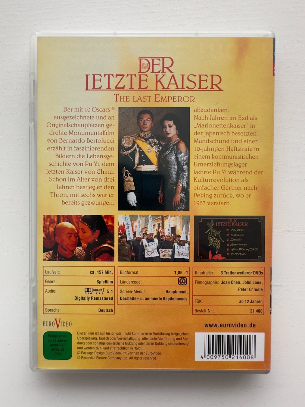 Tutti i DVDs: Der letzte Kaiser – Nuovo (secondo la descrizione) da Nottwil venduto da grabi77 1