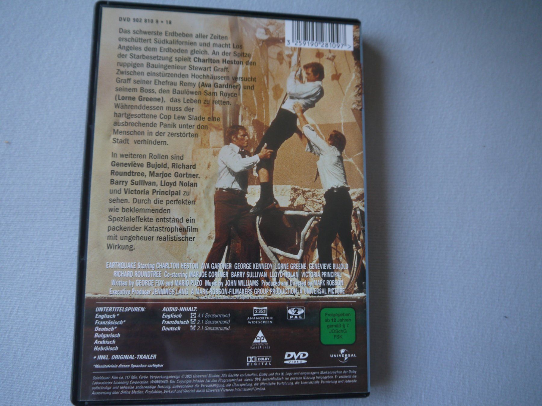 Tutti i DVDs: ERDBEBEN(1974) -Charlton Heston – Usato da Hagendorn venduto da Blaf 1