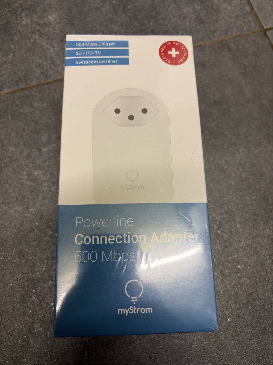 myStrom Laufwerke & Adapter: myStrom Powerline Connection Adapter 500 Mbps – Neu und originalverpackt aus Bünzen von Cozmo82