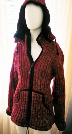 THC*Wolljacke*Rot *Größe M *