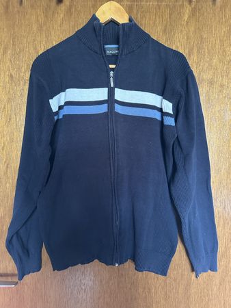 Strickjacke Biaggini dunkelblau Grösse L guter Zustand