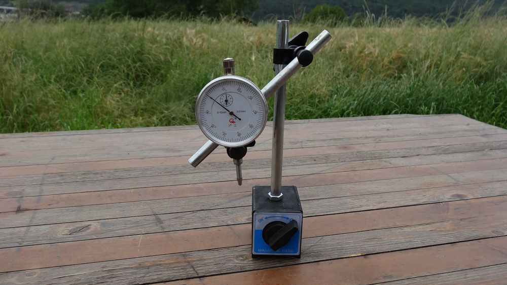 Luqeeg Magnetständer 33 Pfund Haftkraft - M5 Gewinde Für Messuhren & Präzisionswerkzeuge