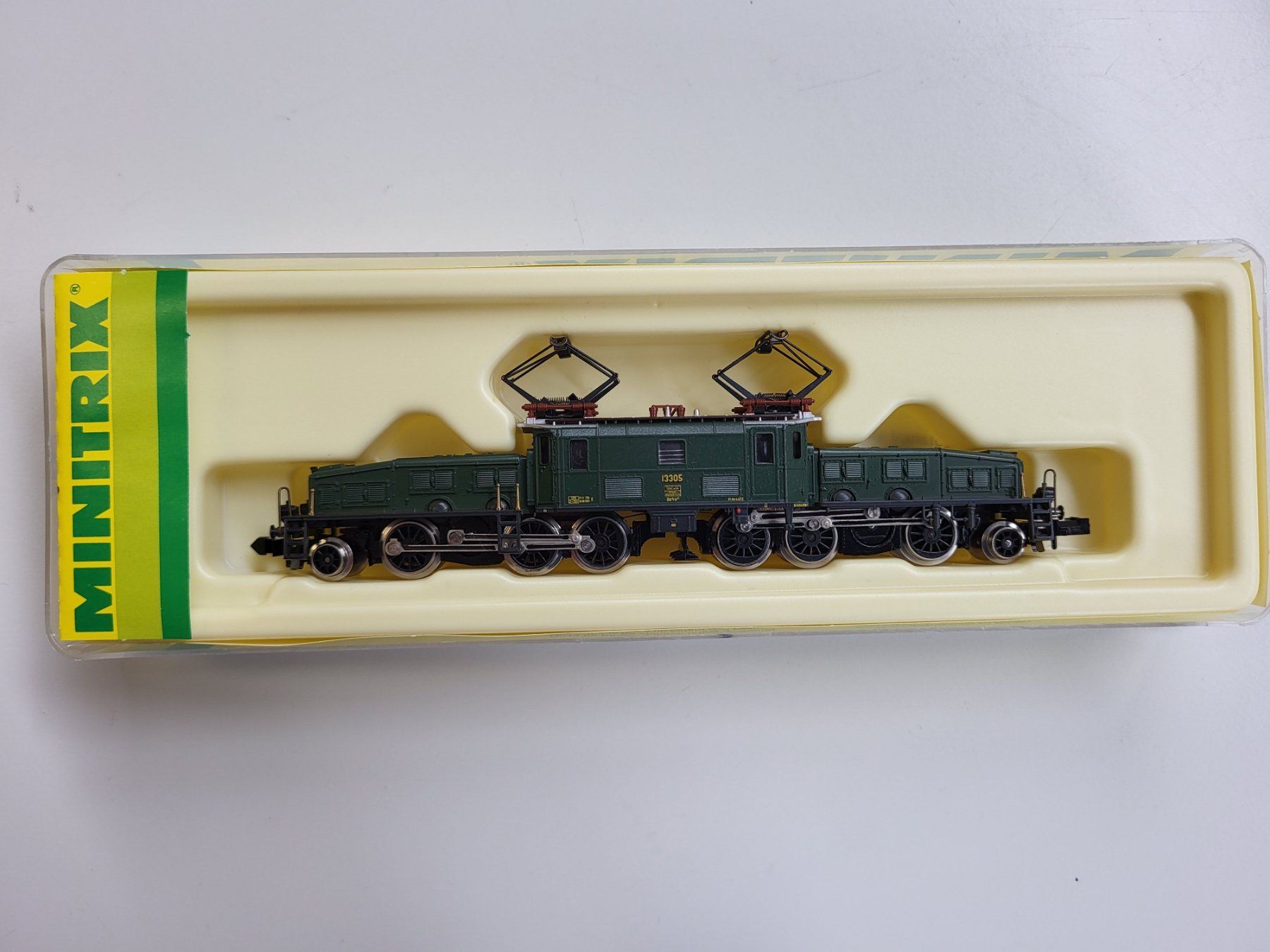 Trix Modellini di ferrovie: Minitrix 12926 SBB Be 6/8 III "Krokodil" – Usato da Brügg BE venduto da POU-BELLE 1