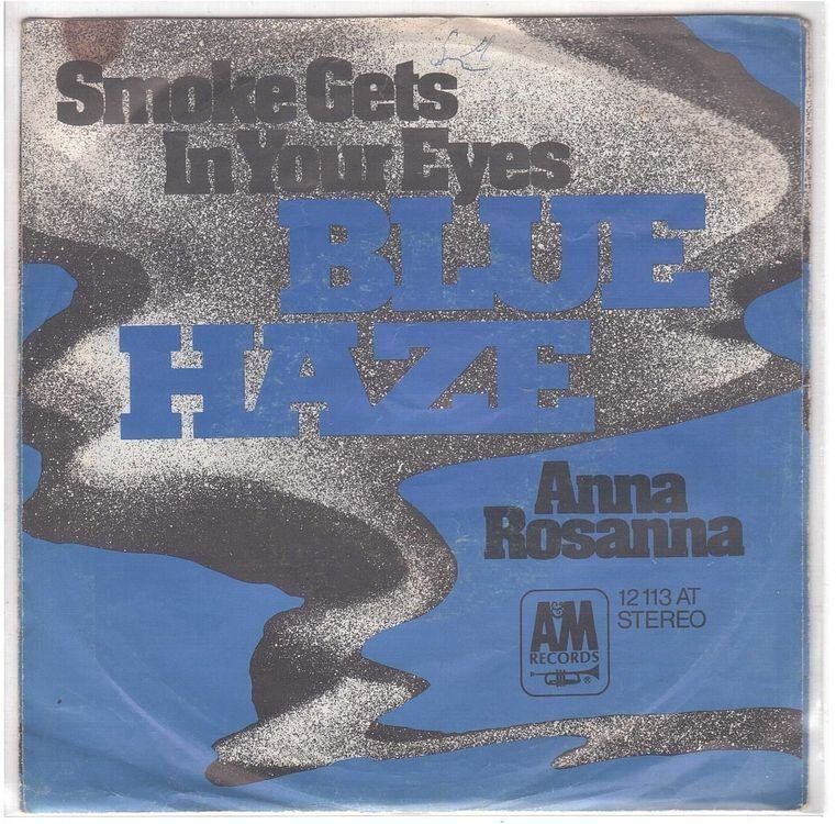 Dischi in vinile: Blue Haze  --  Smoke gets in your eyes  Single7 – Usato da Rheinau venduto da thealbum