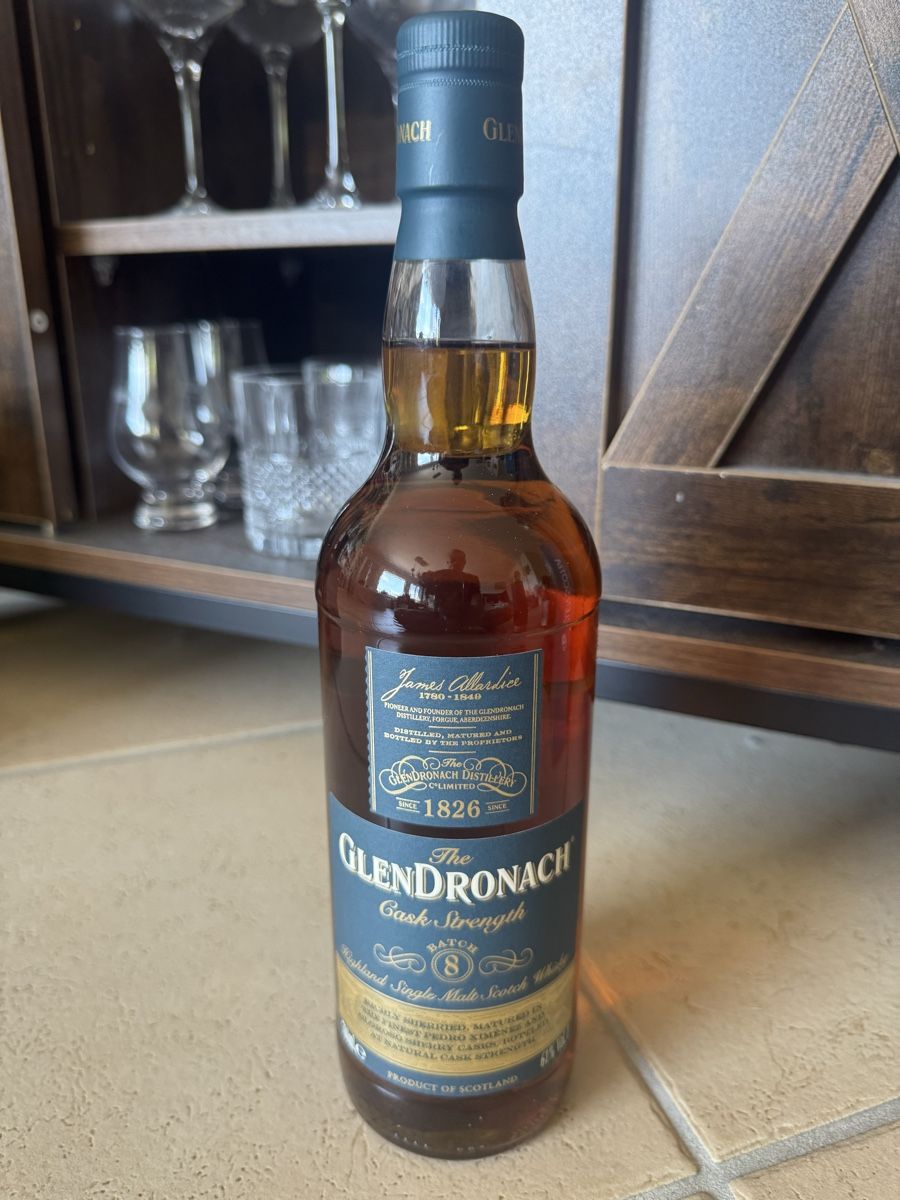 Glendronach Bevande alcoliche: The Glendronach Cask Strength Batch 8 Single Malt Scotch Whi – Nuovo e nell'imballaggio originale da Hergiswil NW venduto da wert721 2