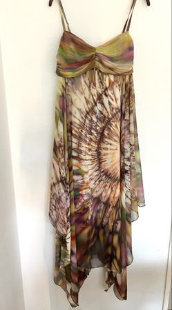 ELEGANTES SOMMER KLEID MULTICOLOR Gr. M