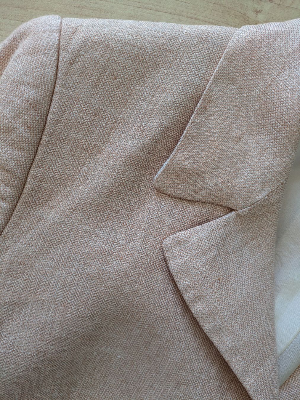 Strenesse Giacche: Strenesse Blazer Gr. 36 Beige Rosa Leinen – Usato da Rieden AG venduto da juliarieden 2