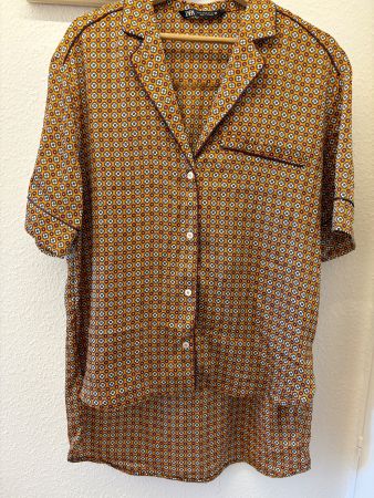 Chemise MC style pyjama d'homme Zara