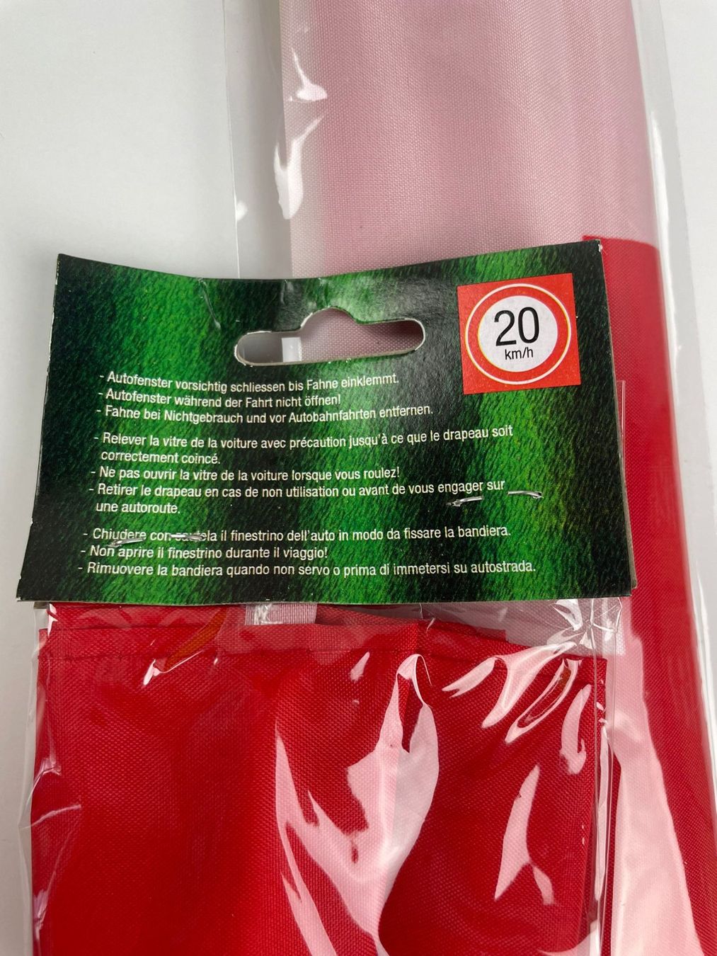 Bandiere: 2x Schweiz Autofahne - gedruckt im Querformat – Nuovo e nell'imballaggio originale da Wängi venduto da LiqKojote 1