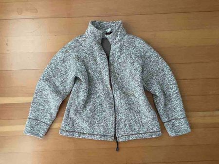 Mammut Fleecejacke braun/weiss