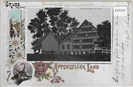 Gruss aus dem Appenzeller-Land - Stoss - Litho 1899