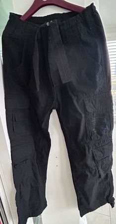 Schwarze Brandit Cargohose