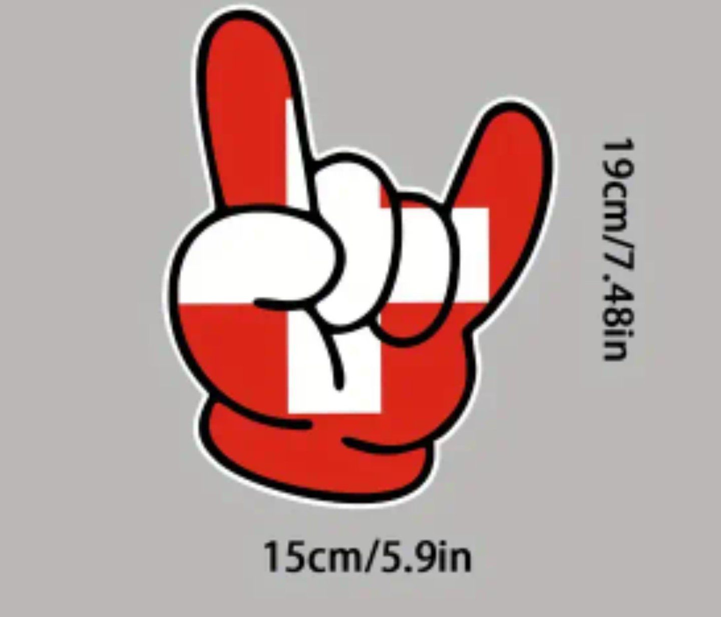 Sticker: Auto Aufkleber Sticker Schweiz Rock – Nuovo e nell'imballaggio originale da Dintikon venduto da Vexi 1