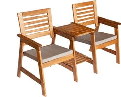 Aktion!!!!!      Balkonset, Braun, 2 Sitzplätze