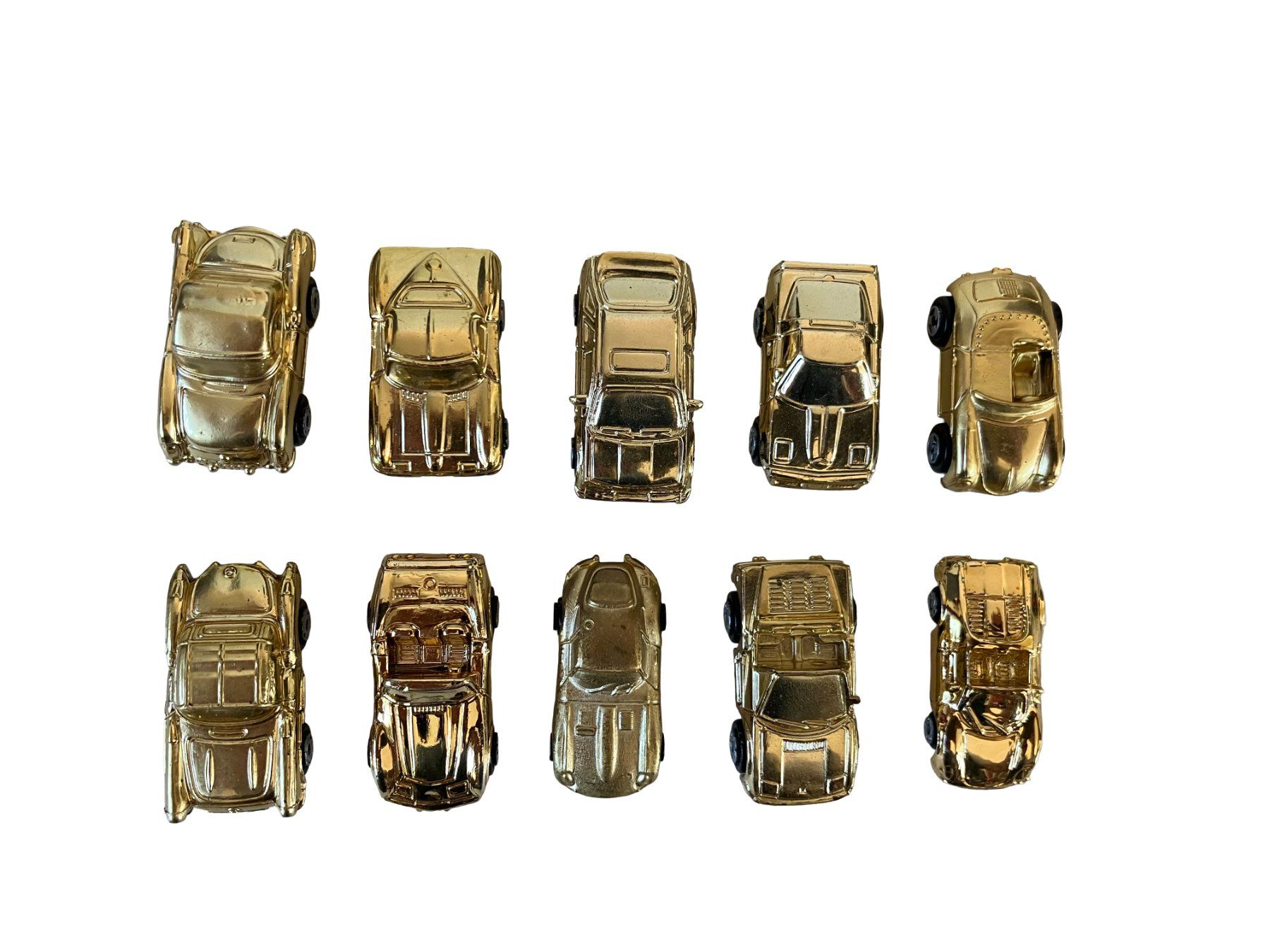 Micro Machines Giocattoli: Complete Micro Machines Mail-Away Gold Chrome set – Usato da Uster venduto da TricottetCollection 1
