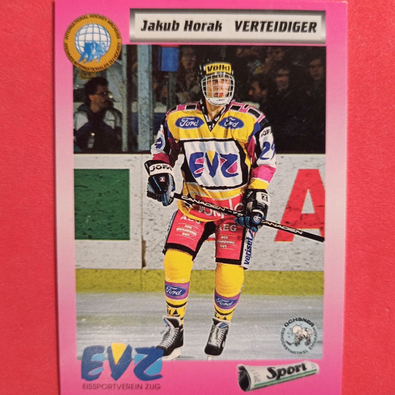Carte collezionabili: Jakub Horrak - EVZ - 1993/94 – Usato da Dübendorf venduto da kb86_MOVIE