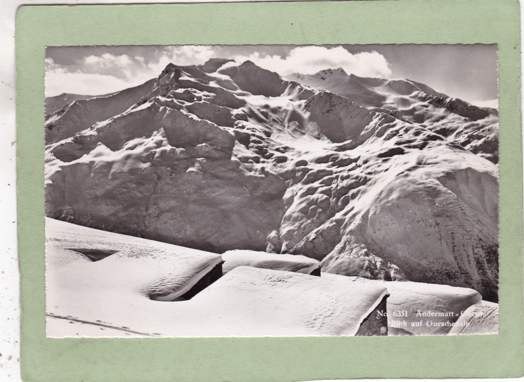 Cartoline postali: Andermatt Gütsch Blick auf Gurschenalp – Usato da Herisau venduto da Lisegrat2008