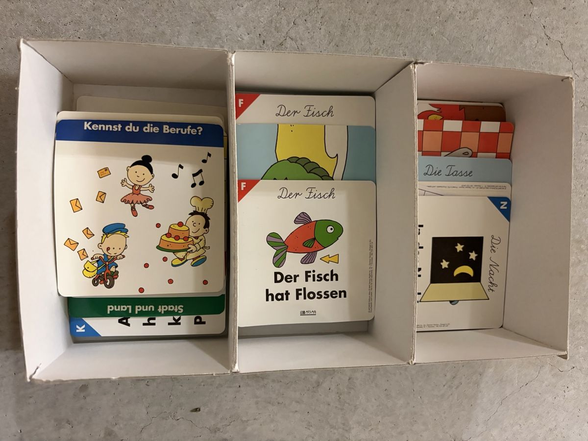 Spiele: Kinder ABC Lernspiel Karteikarten – Gebraucht aus Zürich von Stingosaurus