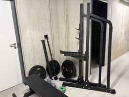 Homegym Half Rack Langhantelbank